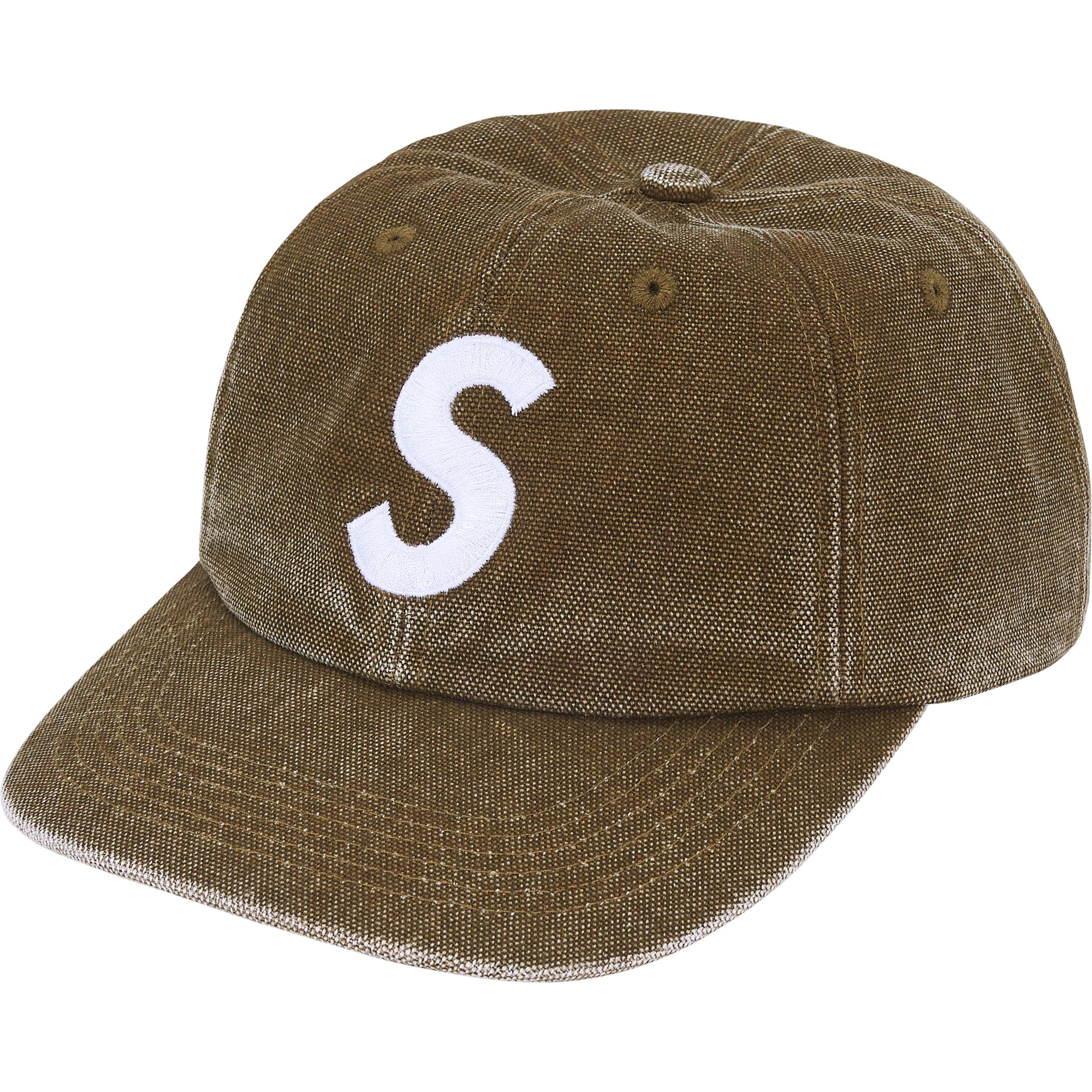 Pigment Coated Canvas S Logo 6-Panel view 12